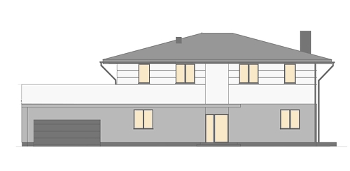dom jednorodzinny piętrowy, z garażem - mazowieckie